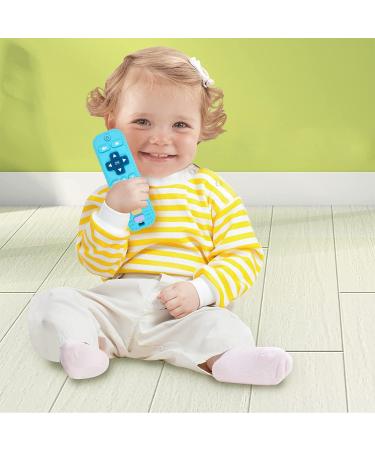 Baby Teething Toys 2-Pack for Babies 0-12 Months - Remote Control Teething Toys for Newborns - Gray + Blue - Buy Online on GoSupps.com