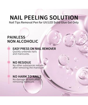 KYDA Press On Nail Tips Remover Pen Quick Easy Solid Nail Glue Gel Remover for False Nails Gentle with Nutritional Oil Remover Pen Not for Nail Polish 1 - Buy Online on GoSupps.com