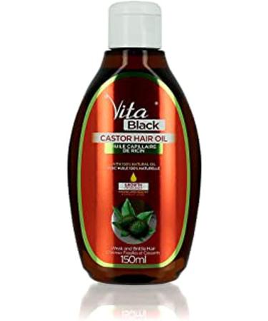 VITA BLACK CASTOR OIL 150ML - Buy Online on GoSupps.com