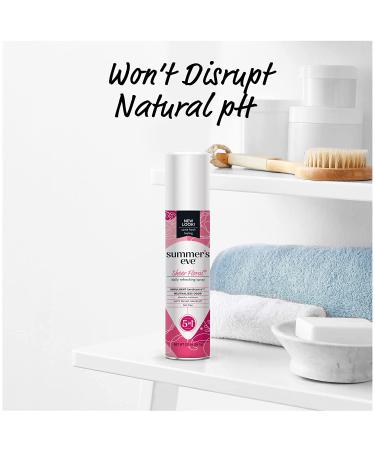 Summer's Eve Sheer Floral Freshening Spray 2 oz Size - Pack of 6 | pH Balanced | Dermatologist & Gynecologist Tested - Buy Online on GoSupps.com