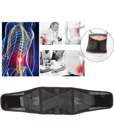 Brrnoo Self-Heating Adjustable Heat Belt for Back & Abdominal Pain Relief | Elastic Waist Trimmer & Kidney Support (L) - International Shipping Available - Buy Online on GoSupps.com