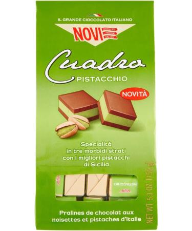 Italian Gourmet E.R. Novi Cuadro Pistachio Gianduja Chocolate Bags with Pistachio Cream 150 g + 400 g Box of Tomato Pulp - Buy Online on GoSupps.com
