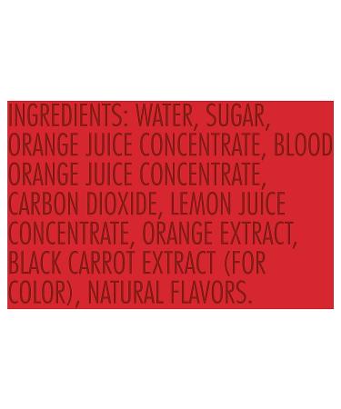 Sanpellegrino Aranciata Rossa Sparkling Drink 11.15 Fl Oz (Pack of 6) - Buy Online on GoSupps.com