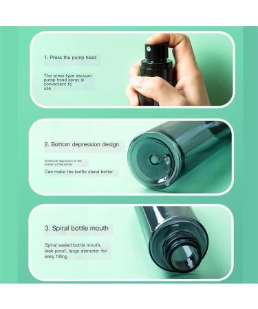 60ml Travel Spray Bottle - Leak-Proof Plastic Lotion & Cosmetic Refill Bottles | Portable Toiletries for Travel - Buy Online on GoSupps.com