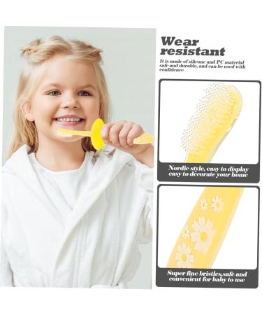 Gatuida 3 Piece Food Grade Silicone Toothbrush Set for Toddlers - Safe Soft & Durable International Shipping Available - Buy Online on GoSupps.com