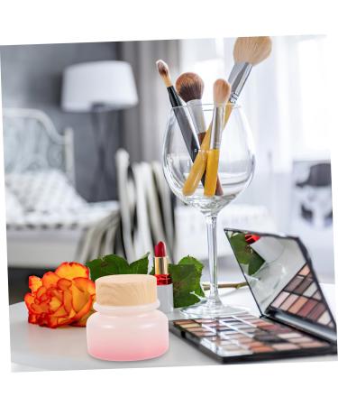 FOMIYES Cream Terrarium Lotion Container Cosmetic Containers with Lids Cosmetic Jar Sample Jars Small Jars with Lids Body Scrub Containers Makeup Container Travel Frosted Glass Plastic 6.3x6.3cm As Shown - Buy Online on GoSupps.com
