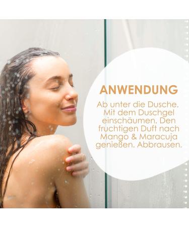  Jean & Len Jean & Len Mango & Passion Fruit Shower Gel - pH ideal for skin - Invigorating shower experience enriched with mango and passion fruit extracts - Vegan shower gel paraben and silicone free - 250 ml - Buy Online on GoSupps.com