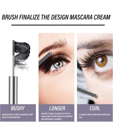 Washable Metal Rod Mascara - Waterproof Tubing Mascara Volume and Length Iron Wand Mascara Long Lasting Smudge-Proof Non Clumping Lengthening Fiber Lash Mascara Makeup for Women (Black One Size) Black 7 ml (Pack of 1) - Buy Online on GoSupps.com