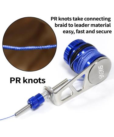 SNOVA Fishing Bobbin Knotter - Line Knotting Tool for Easy Fishing Line Tying | Winder Assist Connector Tool in Multi Colors Blue - Buy Online on GoSupps.com