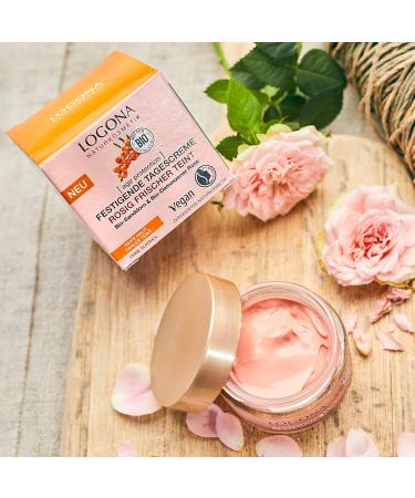 LOGONA Naturkosmetik Anti-aging cream for mature and mature skin - Day cream with organic sea buckthorn and organic Damascus rose water - 50 ml - Buy Online on GoSupps.com