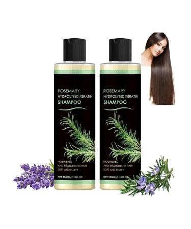 JIAOY Rosemary Hydrolyzed Keratin Shampoo for Hair Growth - Thickening and Strengthening for Women and