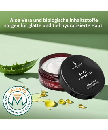 Body Cream - Organic Body Butter with Shea Butter Superfood for Dry Skin - Intense Care Moisturizing & Revitalizing Waterless Formula Vegan Skin Foundation - 200ml - Buy Online on GoSupps.com