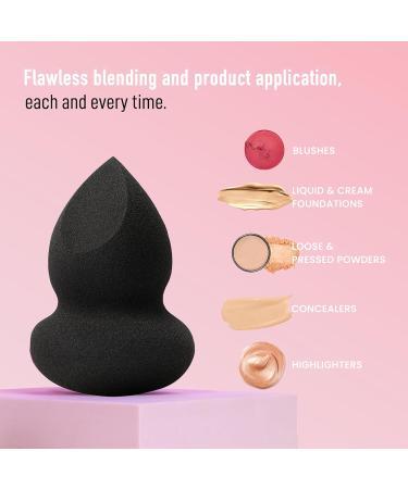 Frankie Rose Cosmetics Makeup Sponge Polyurethane Rectangular All Skin Types For Foundations Concealer Powders Wet or Dry Use - Buy Online on GoSupps.com