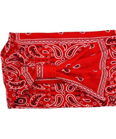scicent Bandana Printed Headbands for Women Red Boho Hair Scarfs Soft Elastic Hair Bands Yoga Running Hair Wrap No Slip Head Band Fashion Hair Accessories for Girls 30 - Buy Online on GoSupps.com