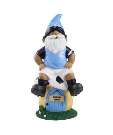 FOCO EPL Manchester City FC Garden Gnome in Toadstool for indoor and outdoor use