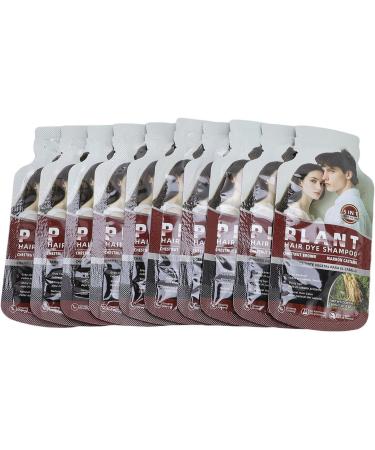  Pongnas Pongnas Hair Coloring Shampoo with Bubbles Brown/Chestnut for Gray Hair Coverage 30ml - Buy Online on GoSupps.com