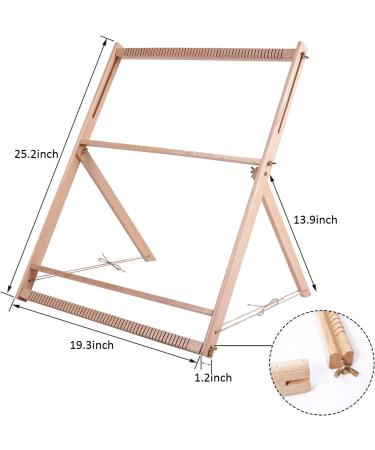 Willowdale 25.2x19.3 Multi-Craft Weaving Loom with Stand - Extra-Large Frame for Arts & Crafts | Develops Creativity - Beginner Weaving Frame Loom - Buy Online on GoSupps.com