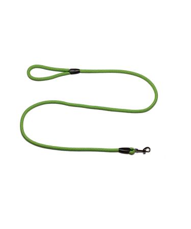 Leash - Rope leash with hand loop Basic 10mm 27 colours 7 lengths (1.55 m Kiwi) 1.55 m kiwi
