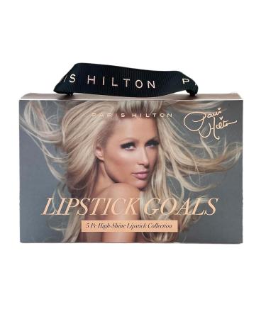 Paris Hilton High-Shine Lipstick Collection - All-Day Wear Pink & Red Lipstick Set for Women - 5 Pcs - Buy Online on GoSupps.com