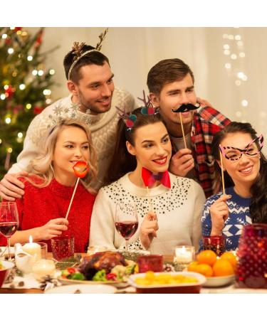 4 Pairs Antler Hair Clips Reindeer Hair Clips Christmas Reindeer Antlers Hair Clips Cute Reindeer Hair Barrettes for Women and Girls - Buy Online on GoSupps.com