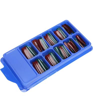 Solid Color Fake Nails Colorful False Nails Pure Color Full Cover Nail Tip Artificial Fake Nails Long Full Coverage False Nails French Nail Acrylic Fake Nails (04) - Buy Online on GoSupps.com