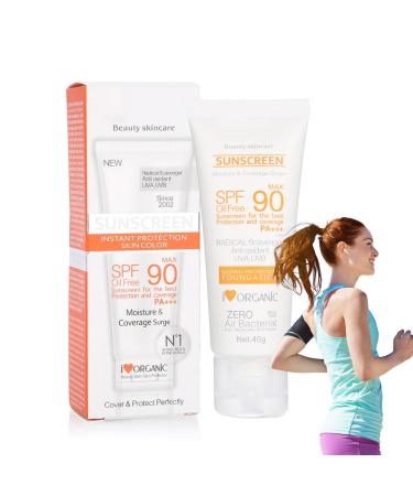 40 Ml Sun Cream SPF50++ Moisturizing Sun Milk Face and Neck Whole Body Protection Against UV Rays Sun Screen Block Moisturizing and Whitening