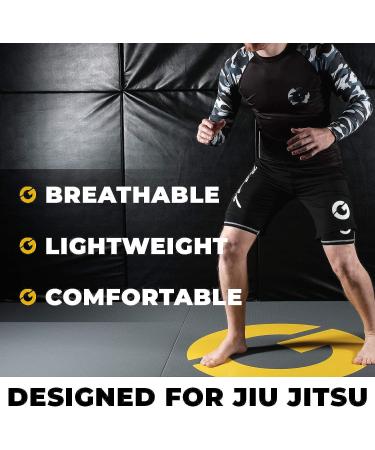Gold BJJ Jiu Jitsu Compression Shorts - Black Medium | Base Layer for Gi & No-Gi Grappling | Martial Arts - Buy Online on GoSupps.com