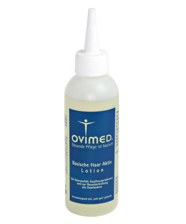 Ovimed Bio alkaline hair active lotion for hair loss scalp problems dandruff 150ml 150 ml - Buy Online on GoSupps.com