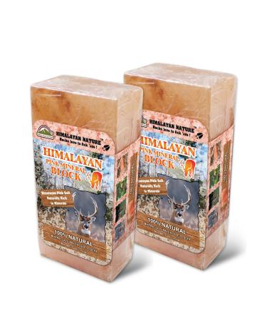 Himalayan Nature Licking Salt for Deer Pack of 2