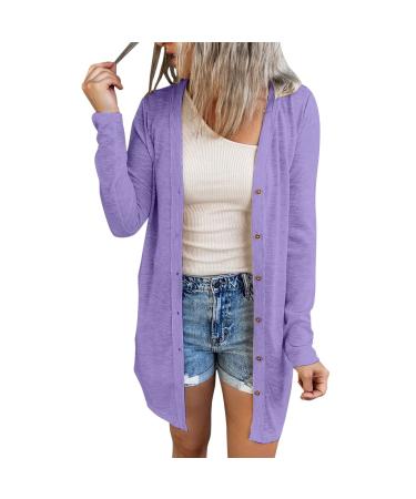 Long Shirt Outerwear Top Thin Warm Knitted Coat Women's Blouse V-Neck Shirt Tunic Long Women's Tunic Women's Shirt Casual Checked Shirt Women's Winter Chunky Knit Jacket G-black XL