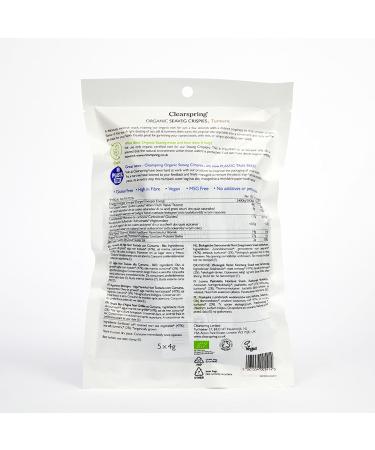 Clearspring Organic Seaveg Crispies Multipack (6 Turmeric) - Buy Online on GoSupps.com