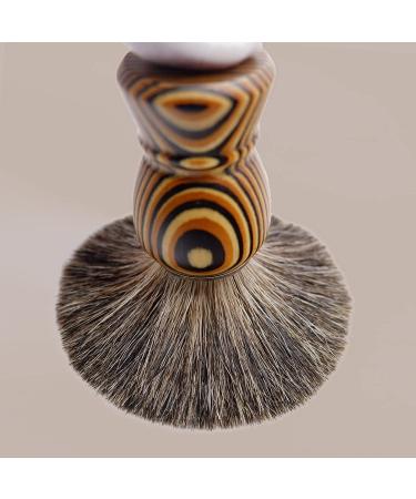 KIKC Handmade Shaving Brush - 100% Pure Badger Hair and Art Wooden Handle  can be used with Safety Razor  Straight razor  Great Father's Gifts (22mm Badger Knot) T1(badger) - Buy Online on GoSupps.com