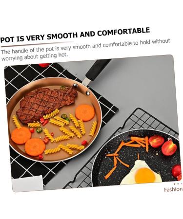 Zerodeko 1pc Maifan Stone Pan Halberd Pot Egg Pan Wok Work on Nonstick Grill Pan Fry Pan with Lid Hard Hat Universal Frying Pan Household Steak Pan Non-Stick Frying Pan Aluminum Alloy Stove - Buy Online on GoSupps.com