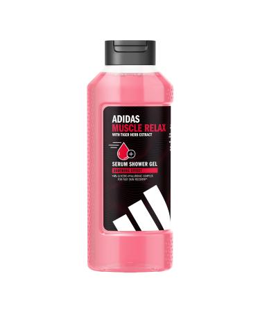 adidas adidas Active Skin & Mind Muscle Relax Shower Gel for Men Dermatologically tested Glycerol and hyaluronic acid complex Deep hydration Vegan formula 400 ml