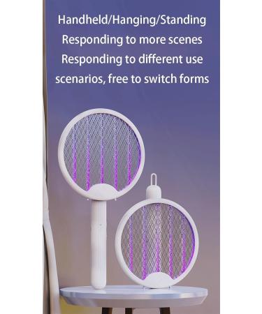 Electric Fly Swatter Foldable Rechargeable Mosquito Swatter Dual Handheld and Automatic Swatting Mode 3000V Powerful Instant Mosquito Swat Indoor Outdoor Camping Mosquito Swatters - Buy Online on GoSupps.com