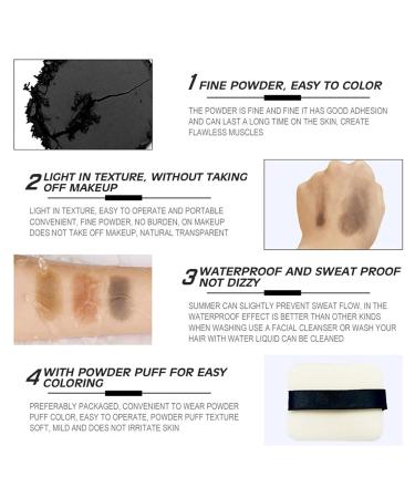 Hair Base Powder for Gray Hair Coverage & Root Repair - Volume Concealer for Women & Men 12g (Dark Brown) - Buy Online on GoSupps.com