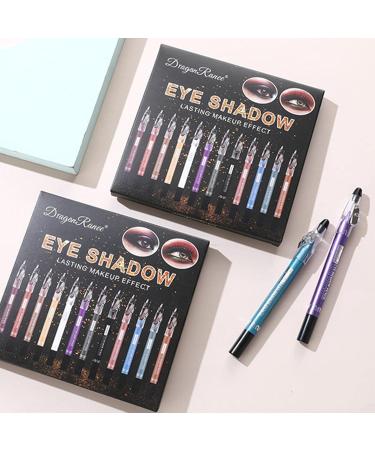 Eyeshadow Stick Sets | Smudge-Proof Colorful Eye Brightener Eyeshadow Stick Sets - Long Lasting Smudge-Proof Shimmer Eyeshadow Pencil Crayon Cosmetic  - Buy Online on GoSupps.com
