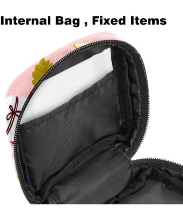 Buy Autumn Knitting Cup & Jam Storage Bag for Women | Large Menstrual Cup Zipper Pocket for Inserts Panty Liners & Tampons - Multicolored - Buy Online on GoSupps.com