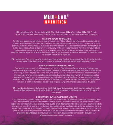 Medi-Evil Nutrition Whey Dynamic Protein Caramel Biscuit Flavour 600g 20 Servings Whey Protein Powder for Muscle Growth Vegetarian Caramel Biscuit 20 Servings (Pack of 1) - Buy Online on GoSupps.com