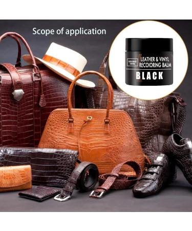 Mori Kamei Leather maintenance oil leather repair cream used to repair sofas purses car seats used to repair leather wear fading scratches (black) - Buy Online on GoSupps.com