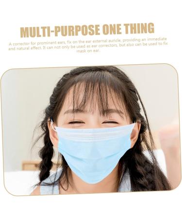 Aesthetic Corrector for Protruding Ears - 6 Pairs Baby Auricle Patch | Infant Ear Cuffs Earmuffs - Black 4.4x3.6x0.4cm - International Shipping - Buy Online on GoSupps.com