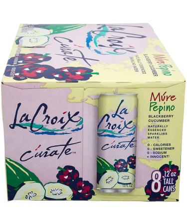 Buy LaCroix C rate M re Pepino Sparkling Water (8 Pack) - Blackberry Cucumber 12oz Slim Cans 0 Calories Naturally Essenced - International Shipping Available - Buy Online on GoSupps.com