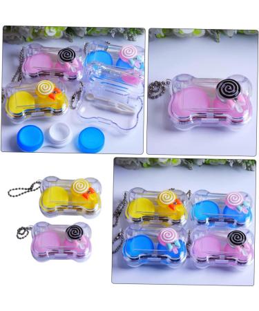 Solustre Contact Lens Case - Small Plastic Container for Easy Lens Storage | Durable & Portable Lens Holder - Buy Online on GoSupps.com