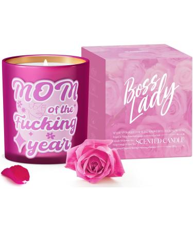Funny Scented Candle for Mom - SALUBRITO Mother's Day Gift | Velvet Rose Aromatherapy Candle | 10oz Soy Wax Birthday Candle - Buy Online on GoSupps.com