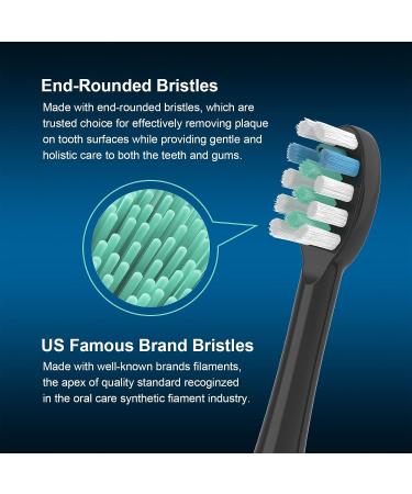 FitMount Toothbrush Replacement Heads 6 Pack - Compatible with WaterPik Sonic Fusion 2.0 - Fit for Water-Pik SF-01 SF-02 SF-03 SF-04 - Flossing Brush Head - Buy Online on GoSupps.com
