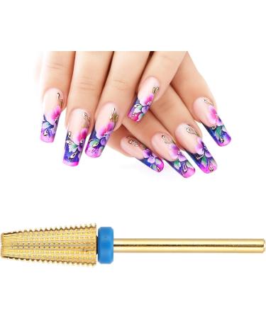 5 in 1 Carbide Tapered Cone Nail Drill Bit Set - XF F M C X Grain Options | Manicure Pedicure Tool - Buy Online on GoSupps.com