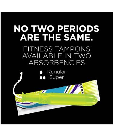 U by Kotex Fitness Tampons Super Absorbency Unscented - 15 Count (Pack of 8) - Buy Online on GoSupps.com