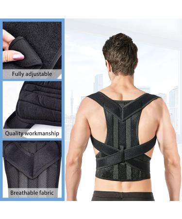 LDBKLGHJ Posture Corrector - For Men and Women Comfortable & Breathable Back Support - Ultimate Back Brace with Shoulder Brace for Upper & Lower Back Pain Relief(2XL) - Buy Online on GoSupps.com