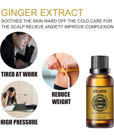 Buy 10ml/30ml Abdominal Drainage Ginger Oil | Lymphatic Massage Oil for Circulation & Relaxation - Buy Online on GoSupps.com