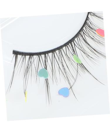 FRCOLOR 6 Pairs Sequin False Eyelashes Colored Eyelashes Pride Makeup Cosplay Lashes Color Lashes Lashes with Fake Eyelashes Sequins Lash Extensions Flash Chip Natural Miss Imitation - Buy Online on GoSupps.com
